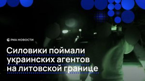 Силовики поймали украинских агентов на литовской границе