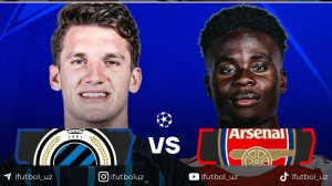 Брюгге 0 – 1 Арсенал.                      ⚽️ Gol: Madueke 25