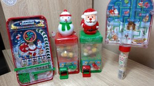 АВТОМАТ ДЛЯ КОНФЕТ!АВТОМАТ ИГРУШЕК!РАСПАКОВКА!НОВЫЙ ГОД!ГОЛОВОЛОМКА! Unpacking.Candy