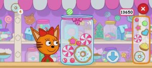 Три Кота Мультфильм Игра в карамельки