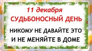 11 декабря - Сойкин День. Что нельзя делать 11 декабря? Народные Традиции и Приметы.