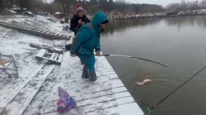 Основной водоём.Поимка Форели