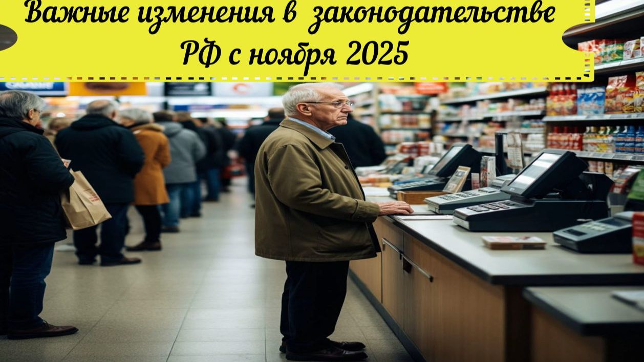Важные изменения в законодательстве РФ с ноября 2025 смотреть онлайн