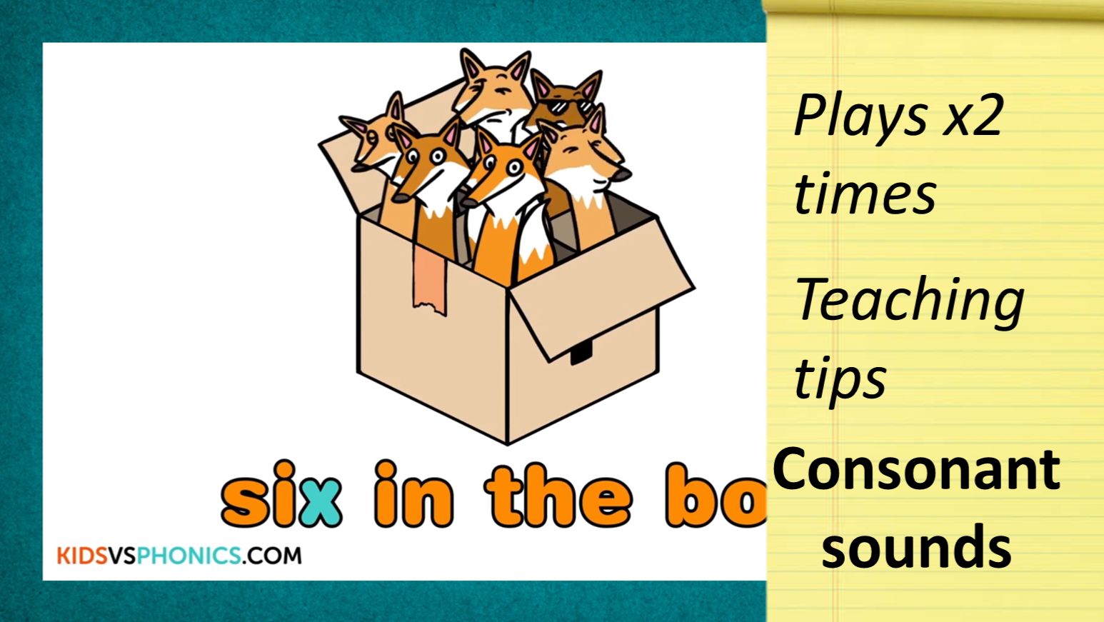 Kids vs Phonics x + teaching tips || Set 2: consonant sounds