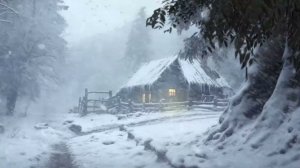 ❄️ Звуки снежной бури для спокойного сна | Глубокое расслабление и уют в зимнюю ночь