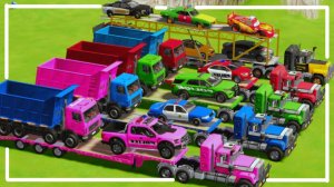 Мультики для детей про машинки. Громкие грузовики гоняют по трассам до гаражей. Мультики малышам