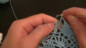 Салфетка " Ромашка ". Часть 2.