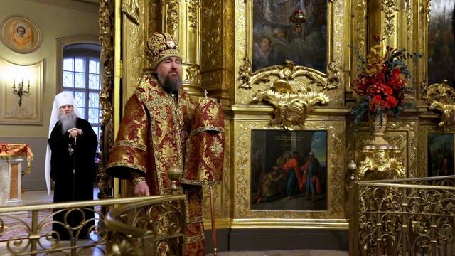 Слово митр. Воскресенского Григория в престольный праздник в храме cщмч. Климента папы Римского. смотреть онлайн