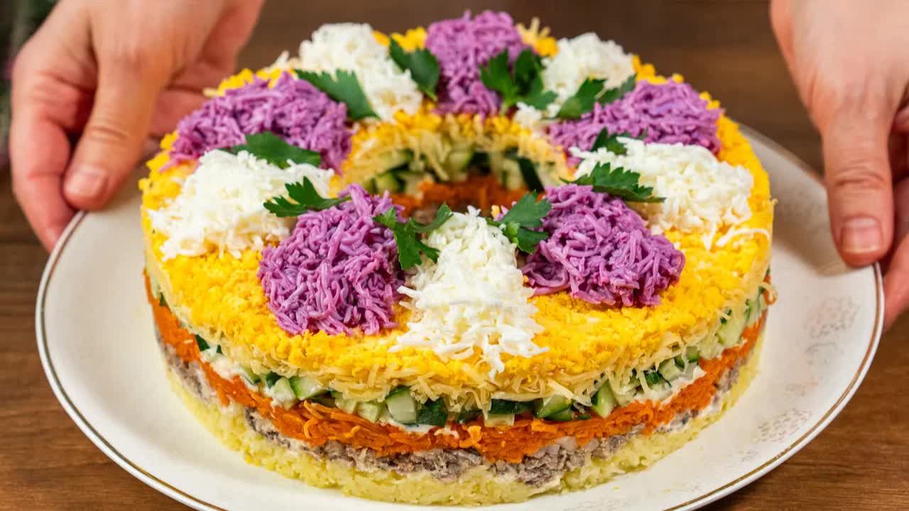 3 Салата на Новый год 2026! Самые красивые и вкусные салаты на Праздничный стол