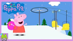 Свинка Пеппа - Мой Новый Друг.Зимние Приключения на Снежной Горе.Мультяшные Игры (1)