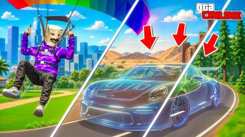 УГНАЛ НЕВИДИМУЮ ЧИТЕРСКУЮ ТАЧКУ НА ПАРАШЮТЕ | БИТВА ПАРАШЮТИСТОВ В ГТА 5 ОНЛАЙН