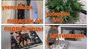 Собираем новогоднюю ёлочку/Подарок от подписчицы/Привезли из деревни сало/
