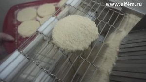 Производство панированных котлет из рыбного фарша (мясо щуки) на комплекте ИПКС-0213