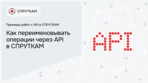 Как переименовывать операции через API в СПРУТКАМ