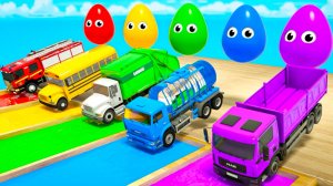 Колёса в форме футбольных мячей! Раскрась шарики и спой песенку! Детские стишки и песенки! Мультики