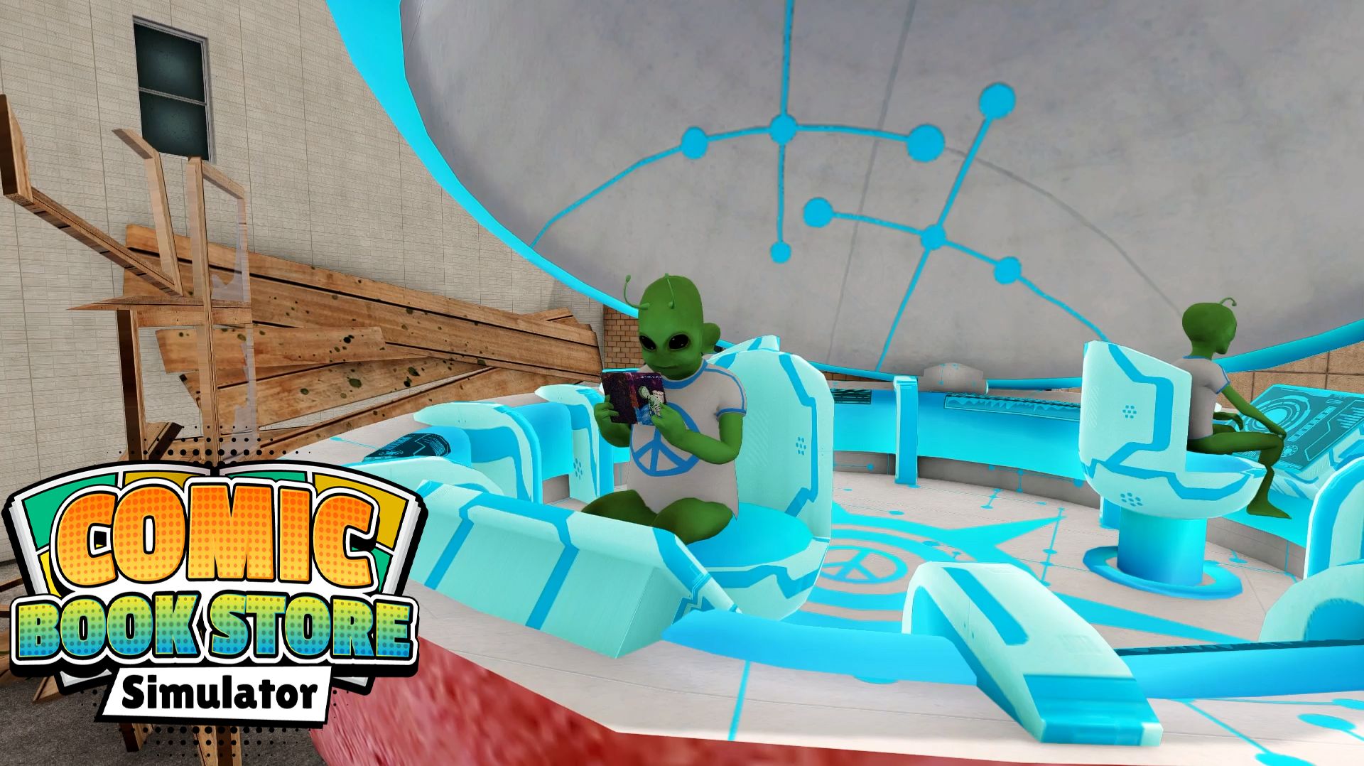 ИНОПЛАНЕТЯНЕ - Comic Book Store Simulator #11 прохождение