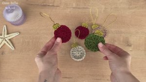 Мастер-класс шар новогодний крючком