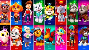 Мультики для Детей Щенячий Патруль Tiles Hop - ЗУМА, СКАЙ, РАЙДЕР, ЭВЕРЕСТ, КРЕПЫШ, РОККИ