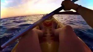 Кипр. Каяк. Закат