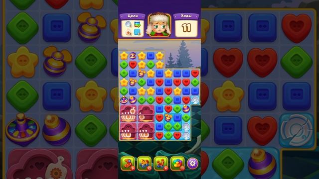 Мир Домовят 183, 184 и 185 уровень три в ряд. Сказочная игра для всей семьи)