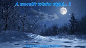 A moonlit winter night... 1(Music from Sergey Kolosov)