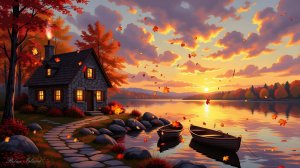 🍂 ОЧЕНЬ КРАСИВАЯ ОСЕННЯЯ УСПОКАИВАЮЩАЯ МУЗЫКА ДЛЯ СНА 🎵 РАССЛАБЛЯЮЩАЯ МУЗЫКА ДЛЯ ДУШИ НА БЕРЕГУ