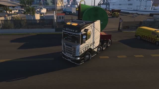 Euro Truck Simulator 2 Негабаритные перевозки.