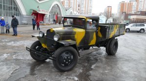 Динамический показ грузовика ГАЗ-ММ на выставке "Моторы Войны", 21 января 2023