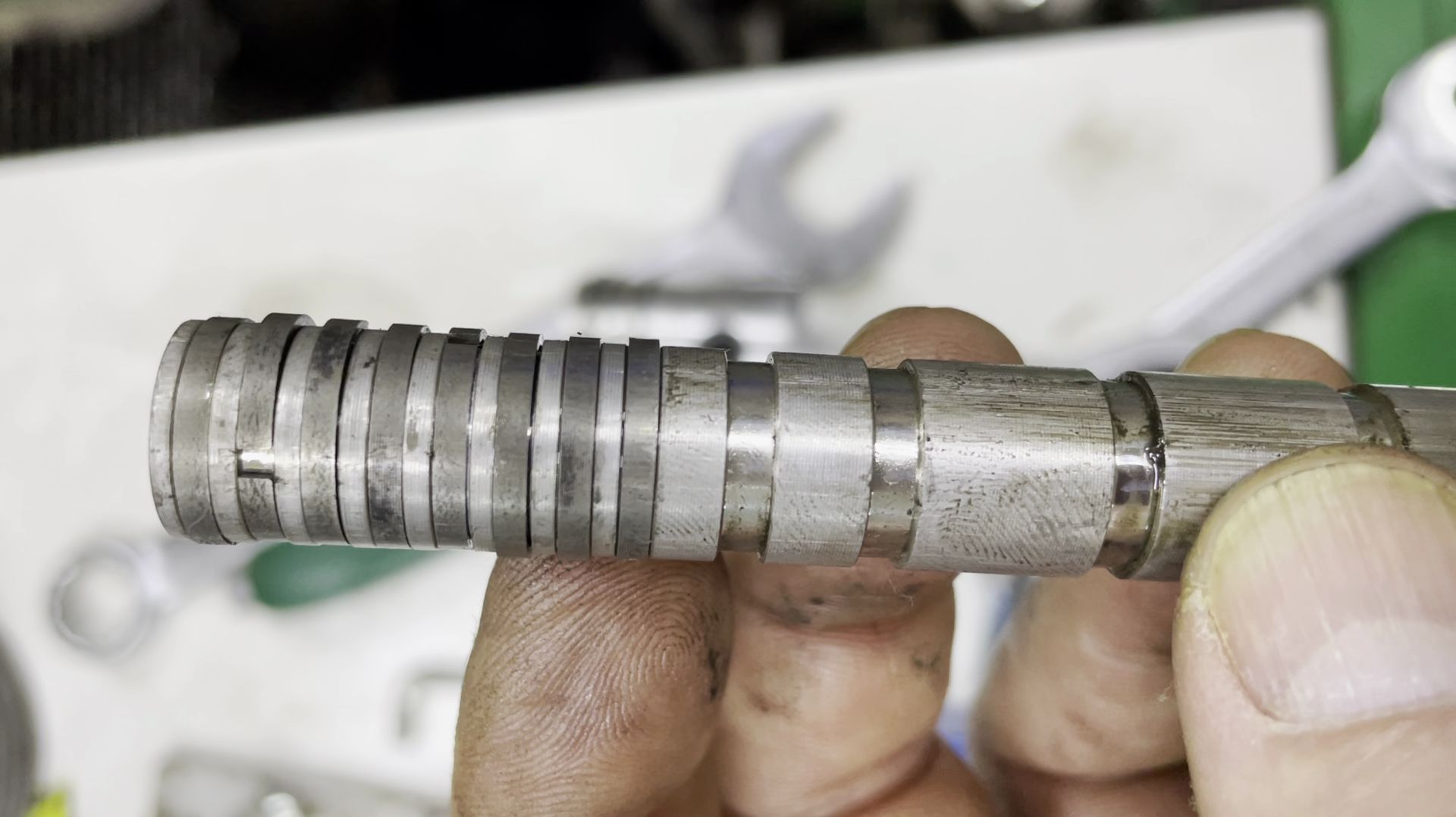 Поршневые кольца частичный и полный износ