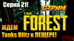 THE FOREST и ждем Tanks Blitz в пещере #survivalhorror #theforest