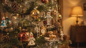 СОВЕТСКАЯ НОВОГОДНЯЯ ЁЛКА 🎄 атмосферное ретро-видео с игрушками и огоньками | Новый год 2025-2026