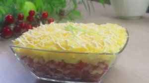 Салат "КОРОЛЕВСКИЙ ШАРМ" и Всего четыре ингредиента/ Не ожидала,что так Вкусно !