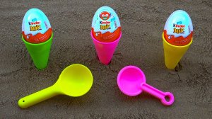 Открываем Киндер Сюрприз и Игрушки Сюрпризы ПЕППА ПИГ  | Учим Названия Цветов | Развивающий мультик