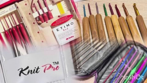 обзор крючков/ покупать ли дорогие крючки/ купила спицы и крючок Knit Pro/