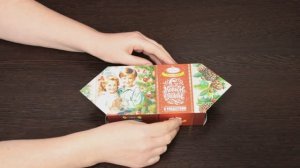 Сладкий новогодний подарок с новым годом и рождеством детский от фабрики Крупской