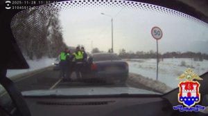 В Калининградской области полицейские задержали нетрезвого лихача, ранее скрывшегося с места ДТП