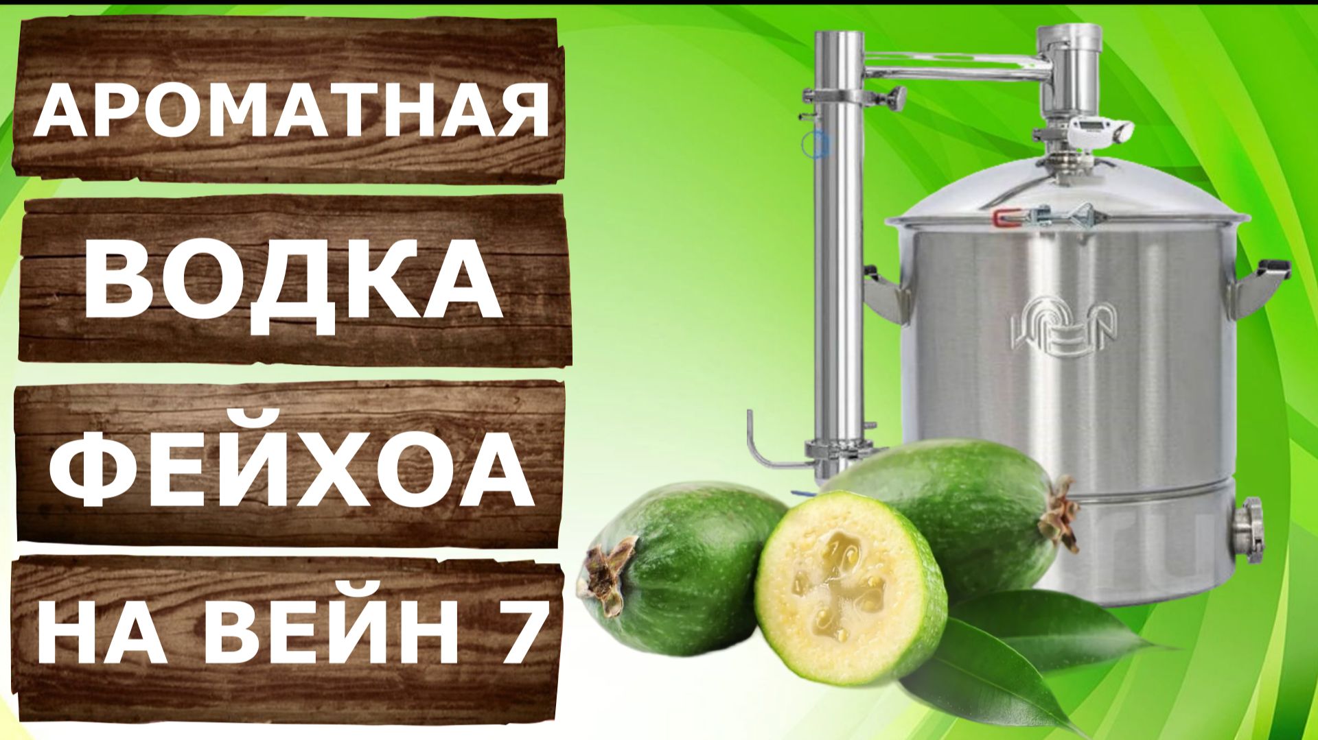 Мацерат из Фейхоа на самогонном аппарате Вейн 7. смотреть онлайн