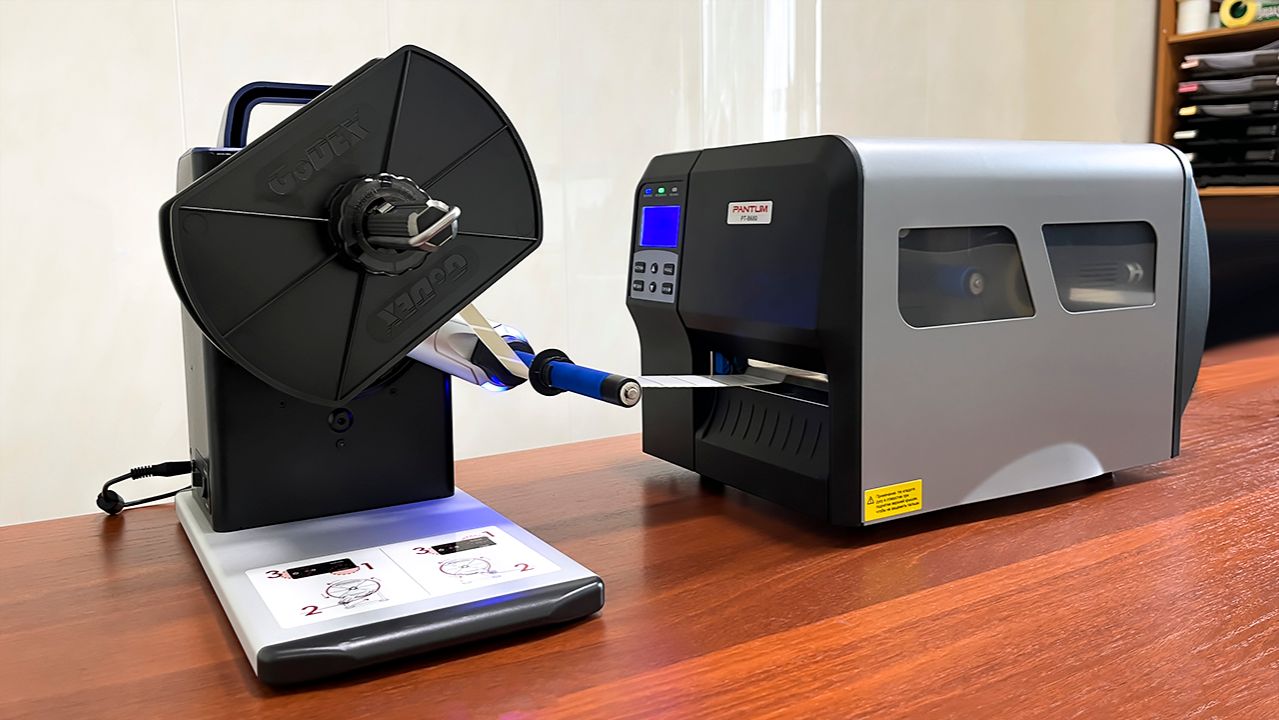 Внешний намотчик Godex T10 (& Pantum PT-B680) смотреть онлайн