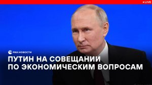 Путин на совещании по экономическим вопросам