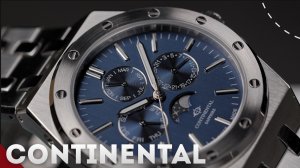 Многофункциональные часы. Интегрированный браслет. Швейцарские Continental