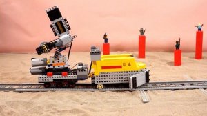 LEGO Car Smash: Сможет ли он пробить стену из фольги?