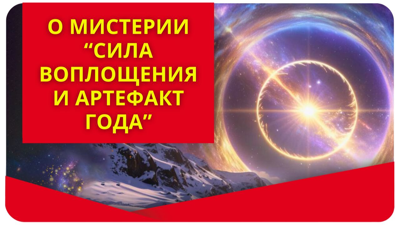 Новогодняя мистерия "Сила воплощения и артефакт года". О программе