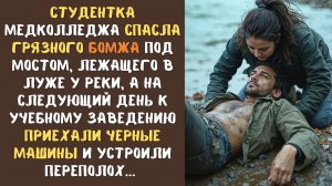 Студентка медколледжа СПАСЛА грязного БОМЖА под мостом, а на следующий день к ней приехали