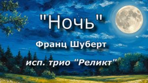 Ф.Шуберт - "Ночь" (исп. трио РЕЛИКТ)