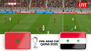 Марокко — Сирия Футбол Кубок Арабских наций. Катар. 1/4 финала 11.12.2025