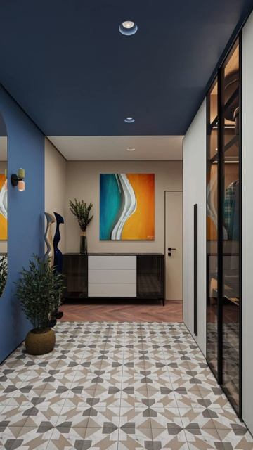 ЖК Level Мичуринский. Современный интерьер с мебелью Шатура 