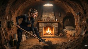 ⚒️Строительство тайного  бункера глубоко в лесу || Испытание на выживание