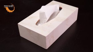 Делаем короб для салфетницы из остатков плитки