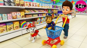 Щенячий патруль и Маршалл. Залипательное видео. Мультфильм для детей и малышей. Анимация