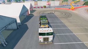 Мультики для детей.Перевозки гоночного грузовика.Часть2